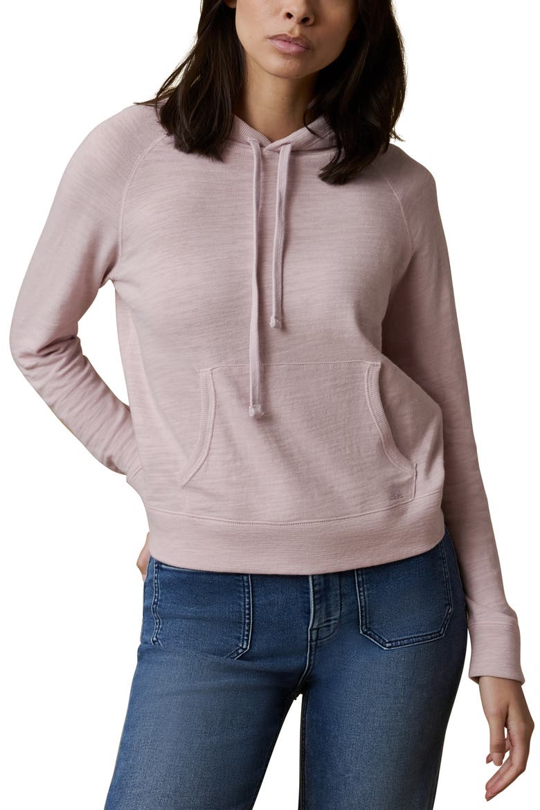 Sunwashed Slub Organic Cotton Hoodie, Main, color, VIOLET ICE