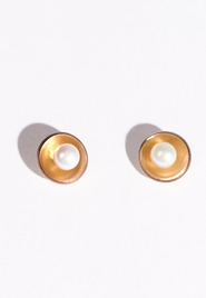 ABLE Emma Pearl Dish Studs