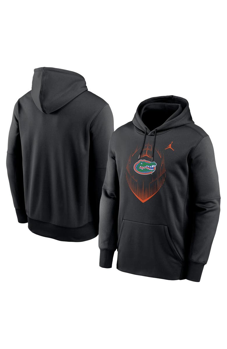 Jordan Brand Men's Jordan Brand Black Florida Gators Icon Football Performance Pullover Hoodie, Main, color, Black