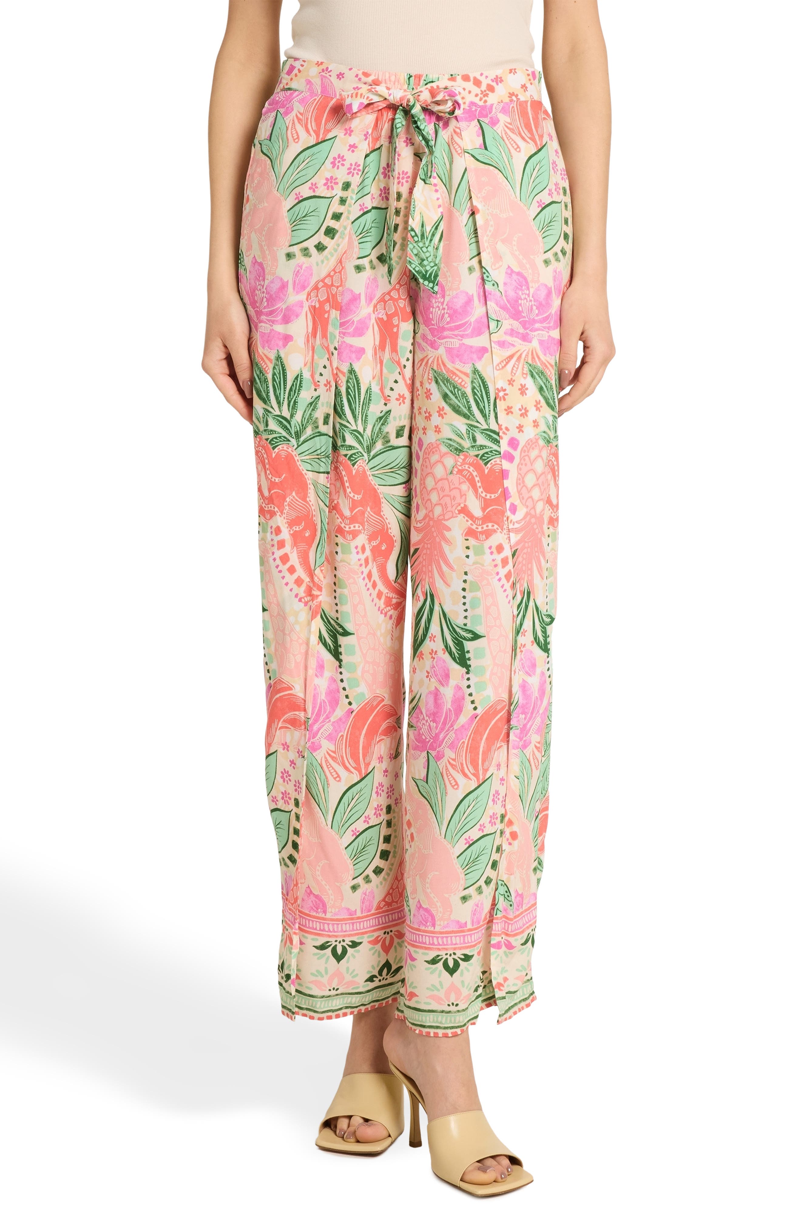CARIBBEAN JOE Breezy Wide Leg Pants