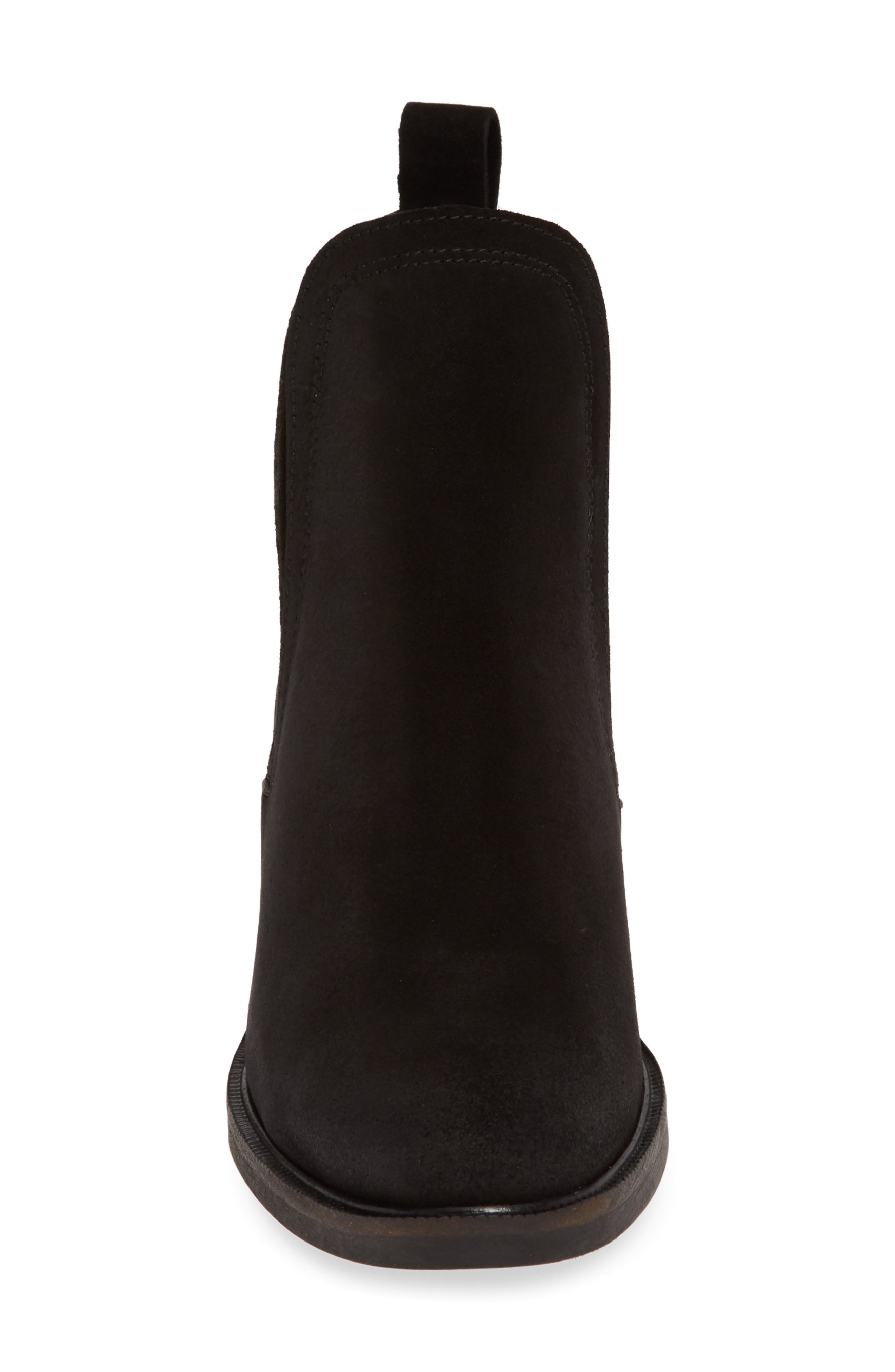 'Belfield' Waterproof Chelsea Boot, Alternate, color, BLACK/ GREY SUEDE