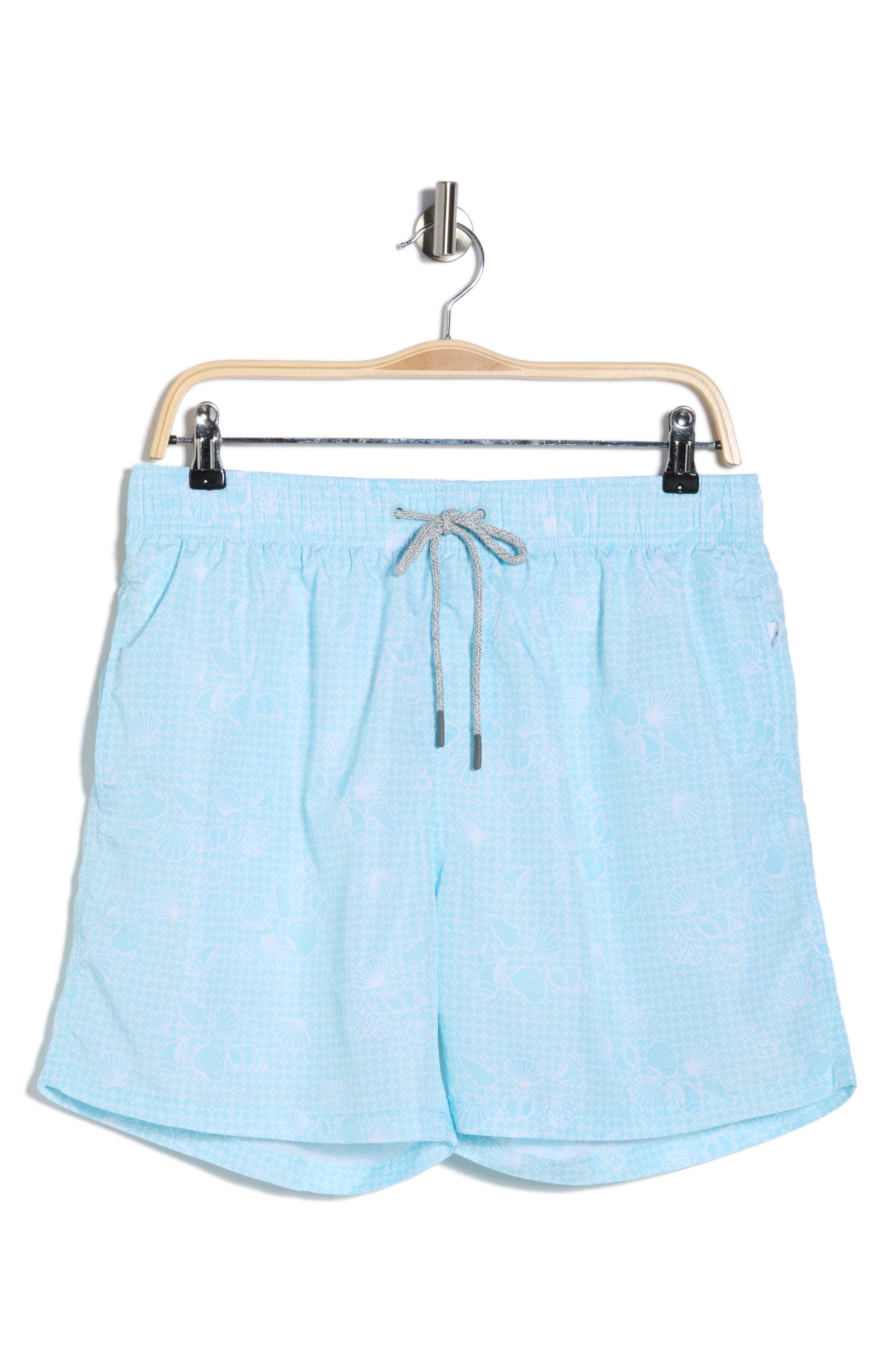 Vintage Summer Ponji Printed Volley Swim Shorts