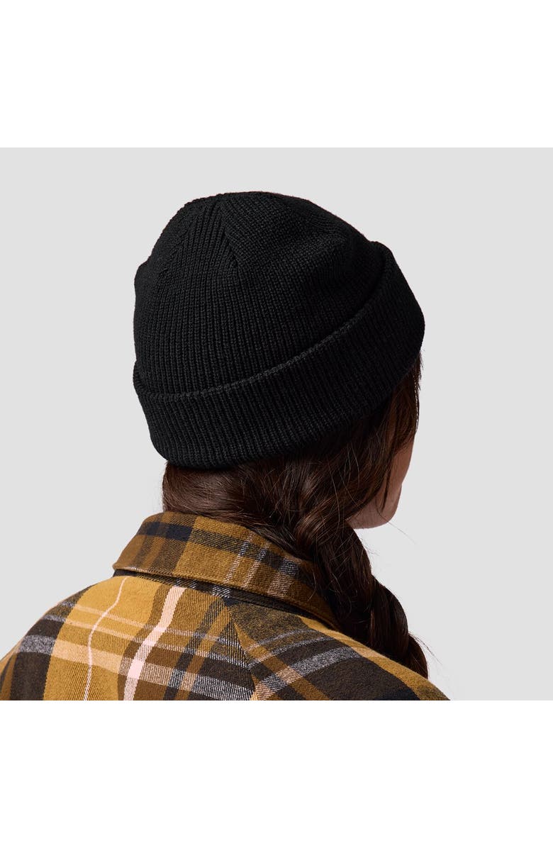 Backcountry Capra Rolled Beanie, Alternate, color, Black