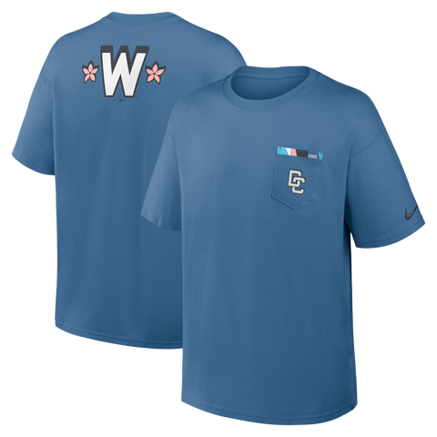 Men's Nike Blue Washington Nationals City Connect Max90 Pocket T-Shirt