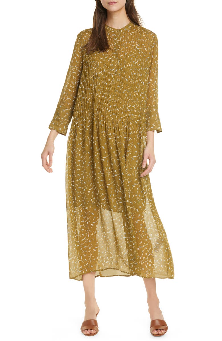 Samsøe Samsøe Elm Long Sleeve Midi Dress, Main, color, 
