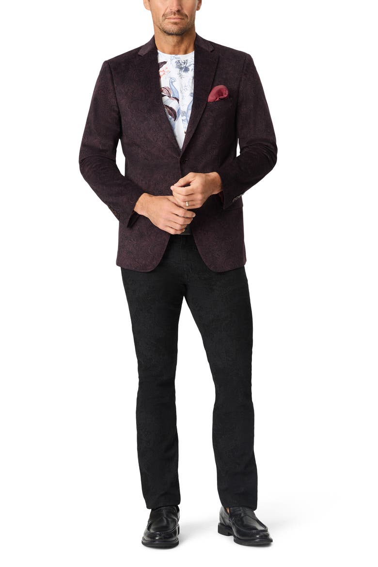 Larrick Sport Coat, Alternate, color, BERRY