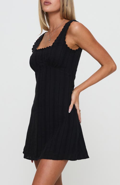 Princess Polly De Santis Mini Dress In Black