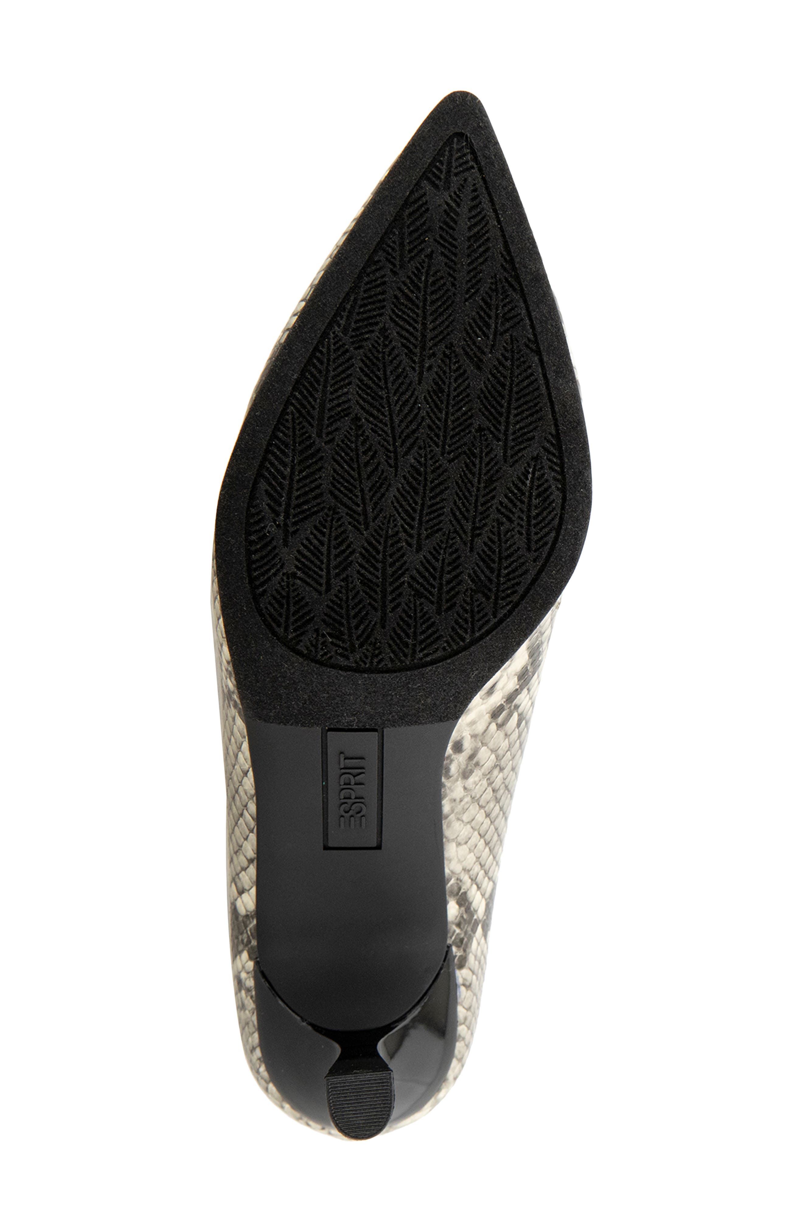 Twila Faux Snakeskin Pointed Toe Pump, Alternate, color, BLACK/ GREY SNAKE