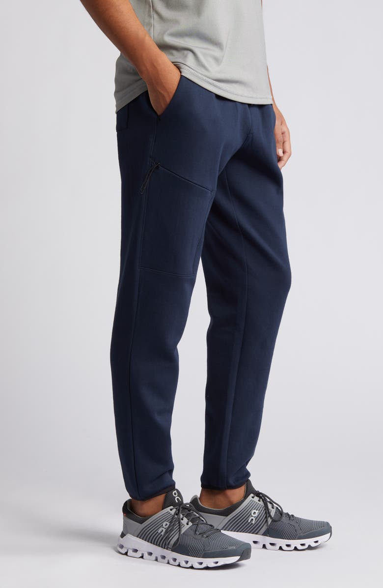 Zella Powertek Stretch Cotton Blend Joggers, Alternate, color, Navy Sapphire