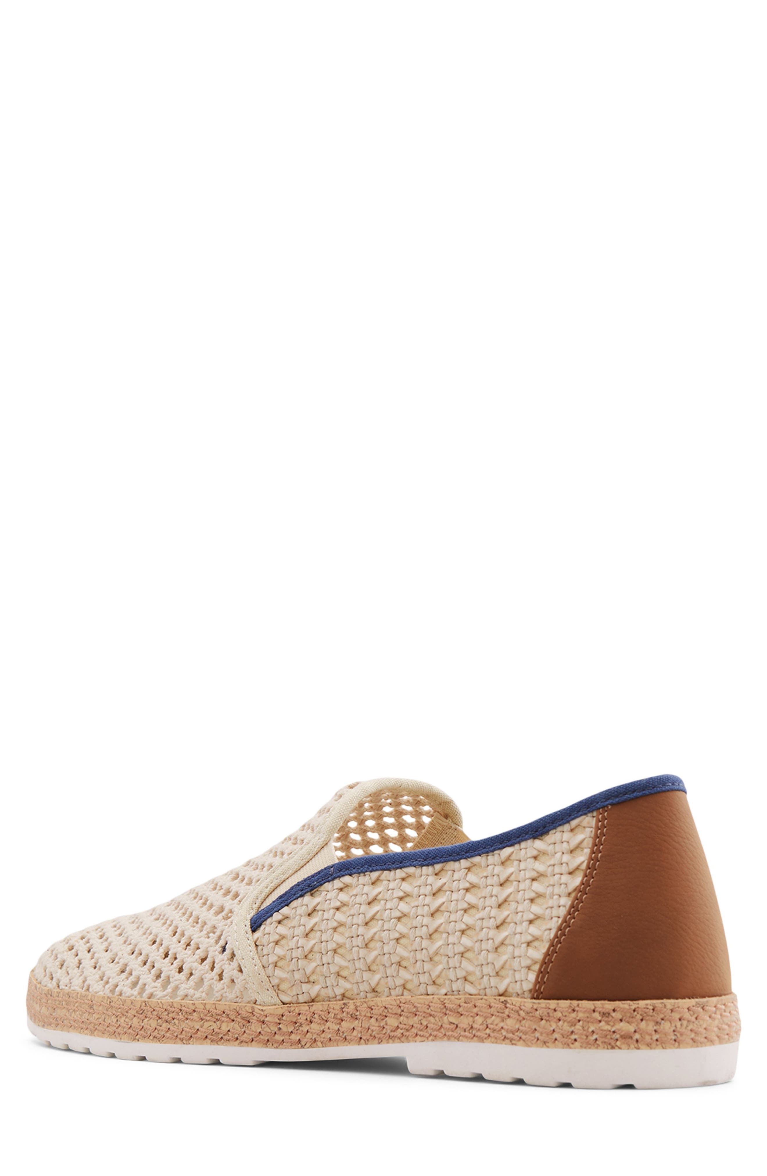 ALDO Kianou Crochet Slip-On, Alternate, color, Beige