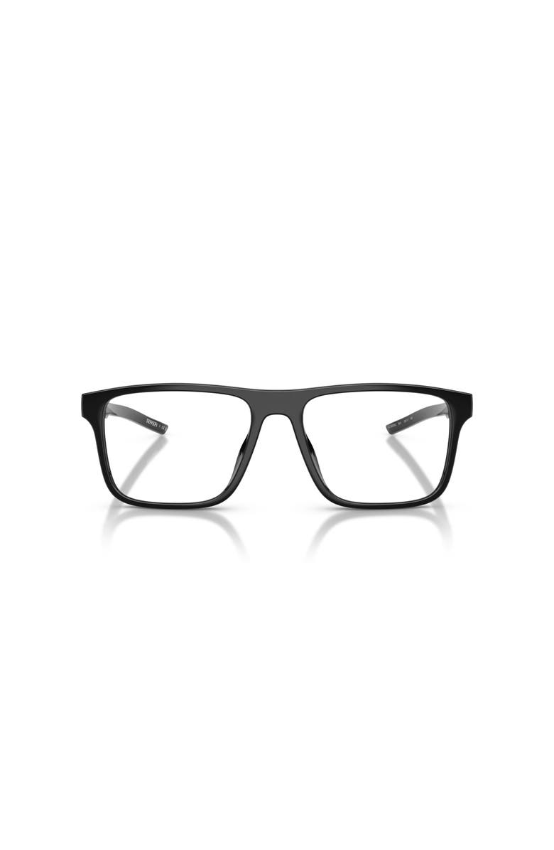 Scuderia Ferrari 53mm Rectangle optical glasses, Alternate, color, Black