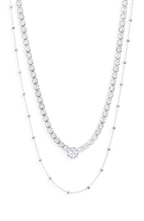 Double Layer Ball Necklace