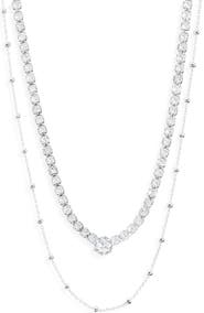 NORDSTROM RACK Double Layer Ball Necklace