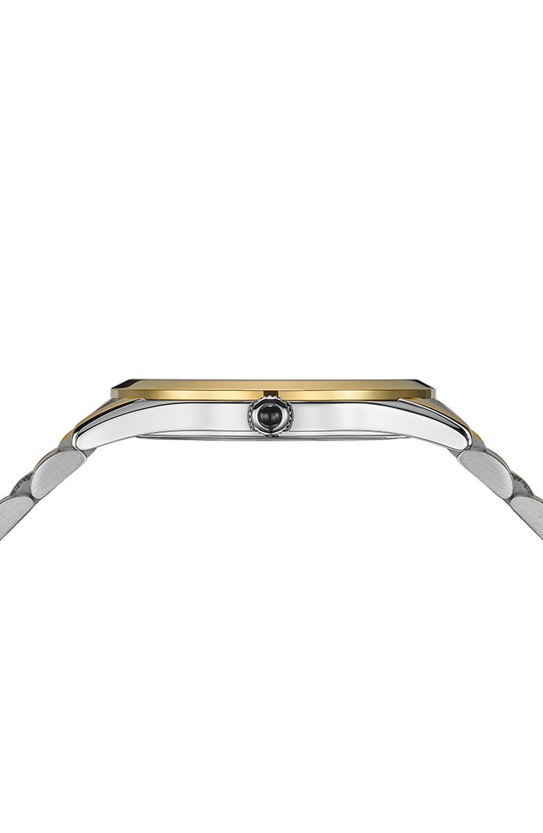 BALMAIN WATCHES Classic R Bracelet Watch, 41mm, Alternate, color, Two Tone/ Green