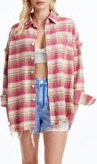 Bayeas Plaid Cotton Shirt Jacket