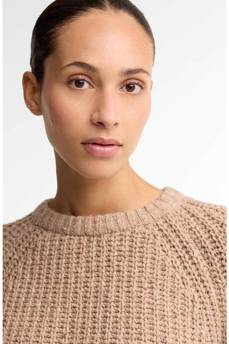 Alderney Fleck Sweater, Alternate, color, WARM TRENCH