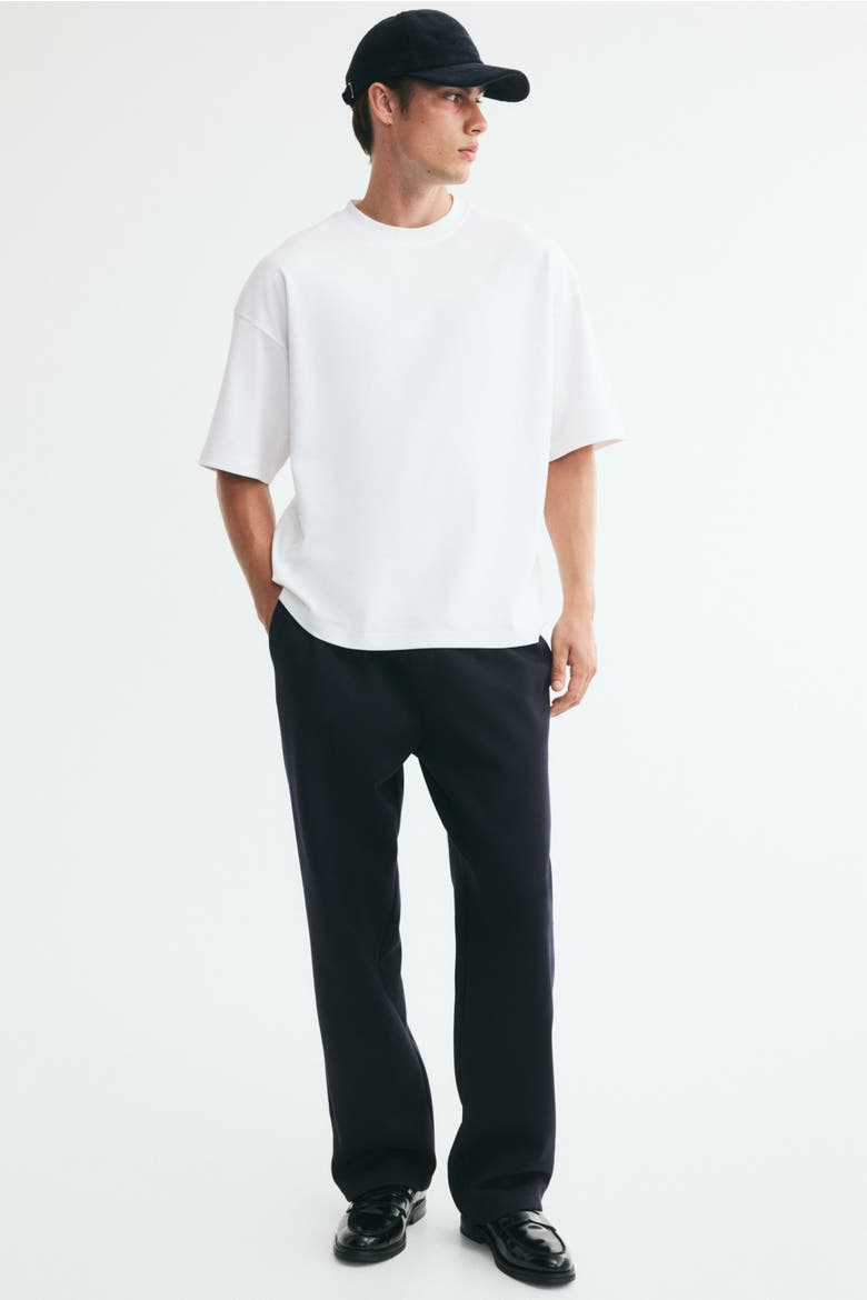 Oversized Interlock T-Shirt, Alternate, color, White