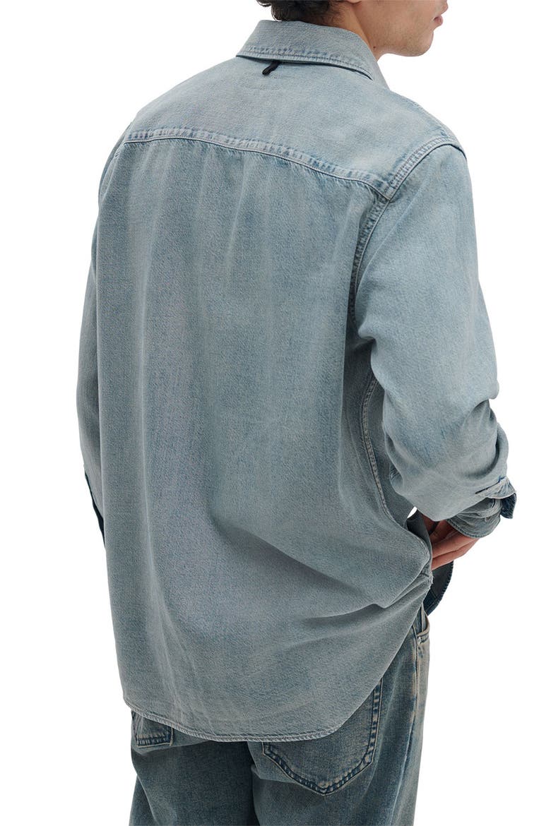 Infuse Denim Button-Up Shirt, Alternate, color, SALTAIRE