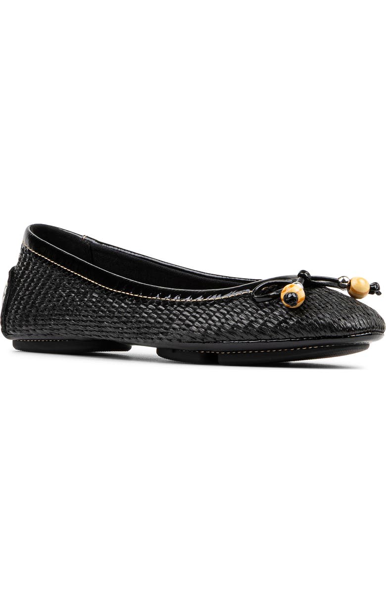 Donald Pliner Ballet Flat, Main, color, Black