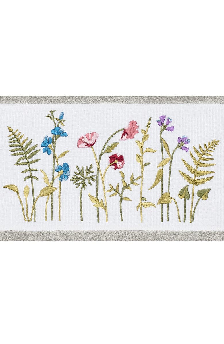 Linum Home Textiles Serenity 3-Piece Embellished Towel Set - Light Grey, Alternate, color, Light Grey