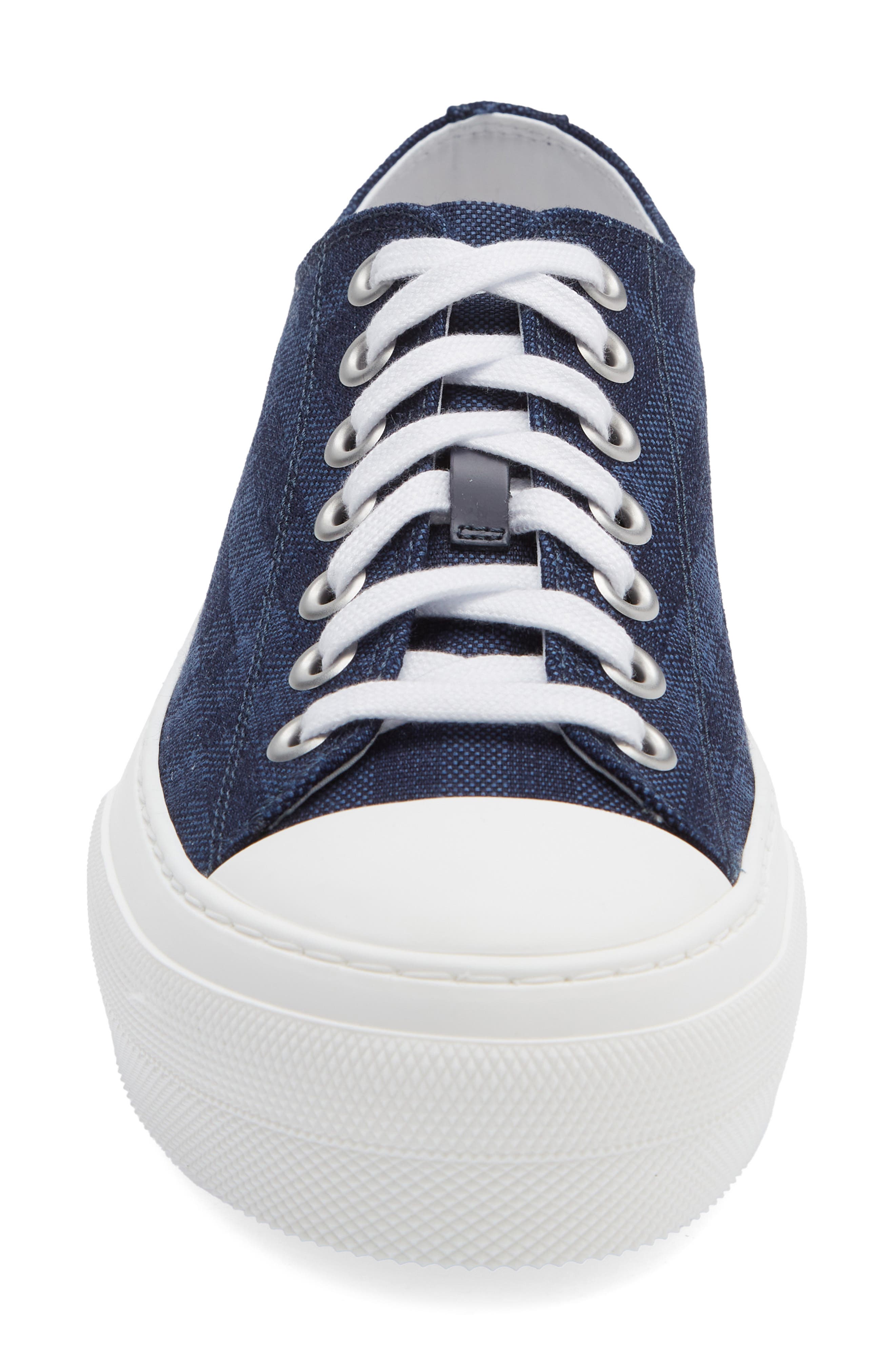 Burberry Jack Check Low Top Sneaker, Alternate, color, Navy