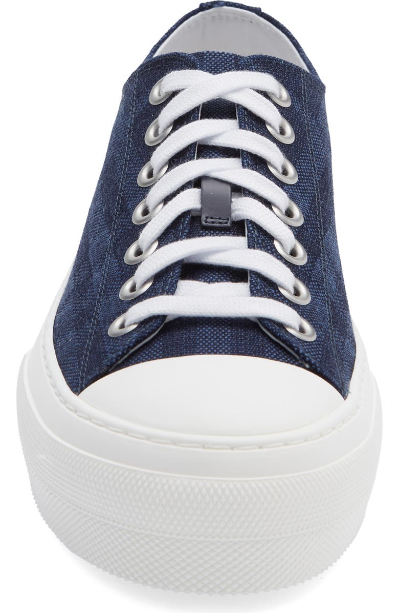 Burberry Jack Check Low Top Sneaker, Alternate, color, Navy