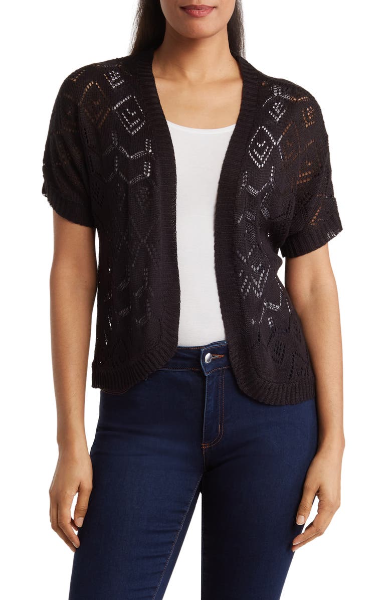 BY DESIGN Dreams Crochet Cardigan, Main, color, 