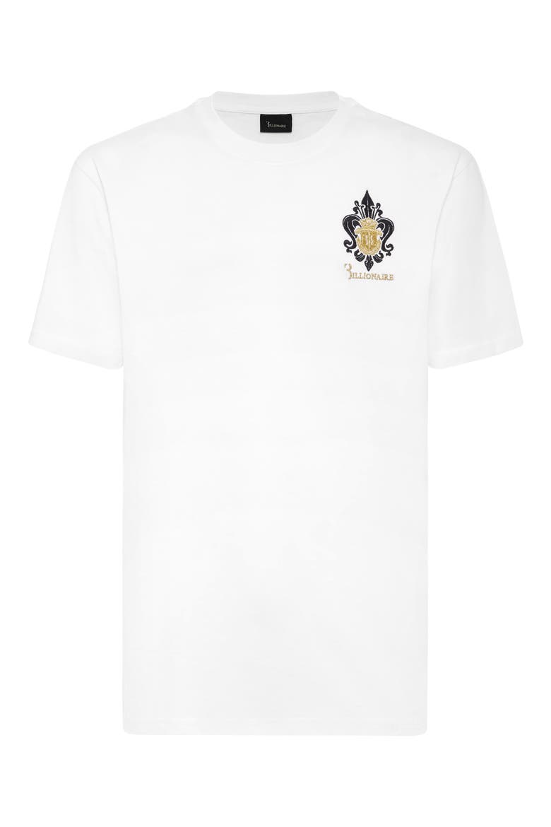 T-Shirt Round Neck Men, Main, color, white