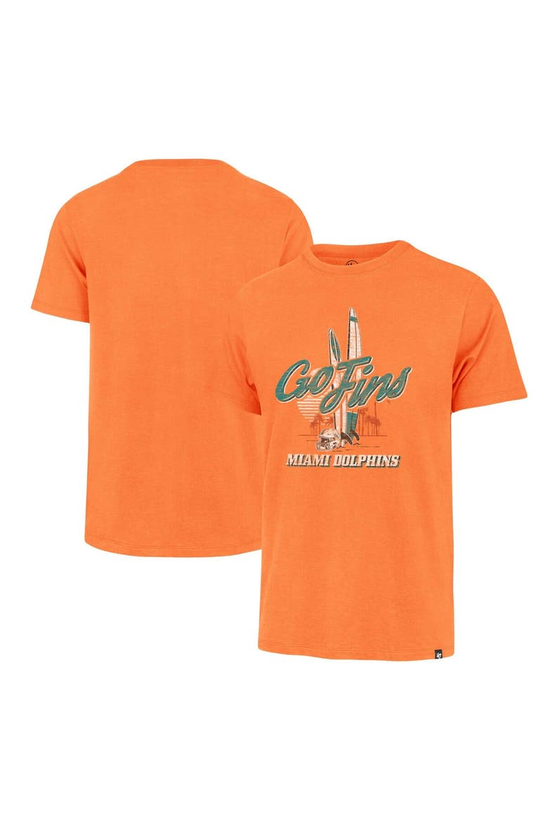 Men's '47 Orange Miami Dolphins Regional Franklin T-Shirt, Main, color, Orange
