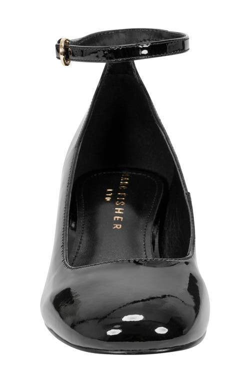 Marc Fisher Ltd Parri Ankle Strap Pump In Black