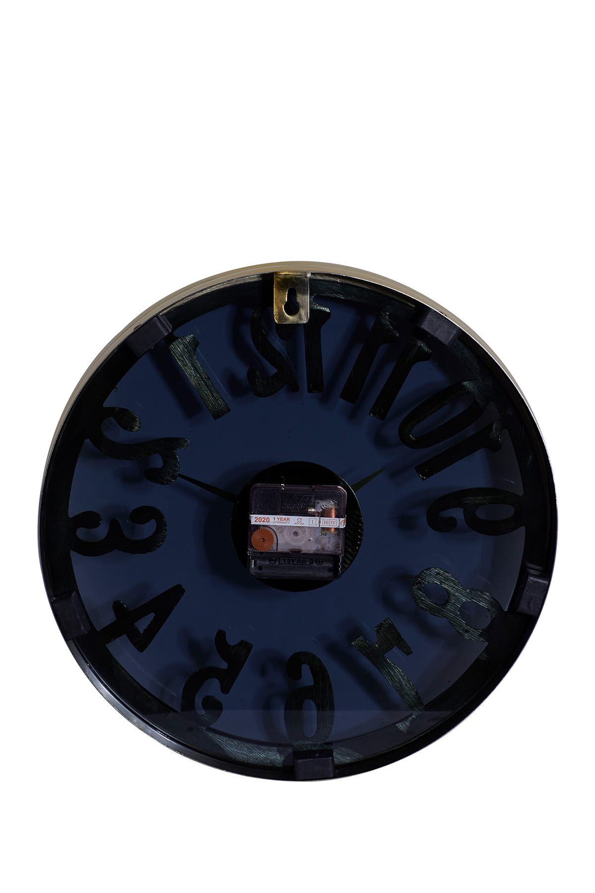 WILLOW ROW Blue Aluminum Coastal Wall Clock | Nordstromrack
