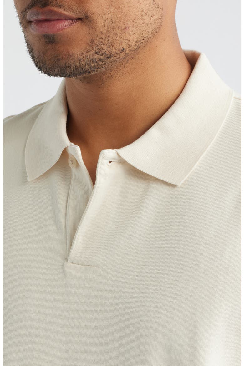 Compact Knit Polo, Alternate, color, PARCHMENT