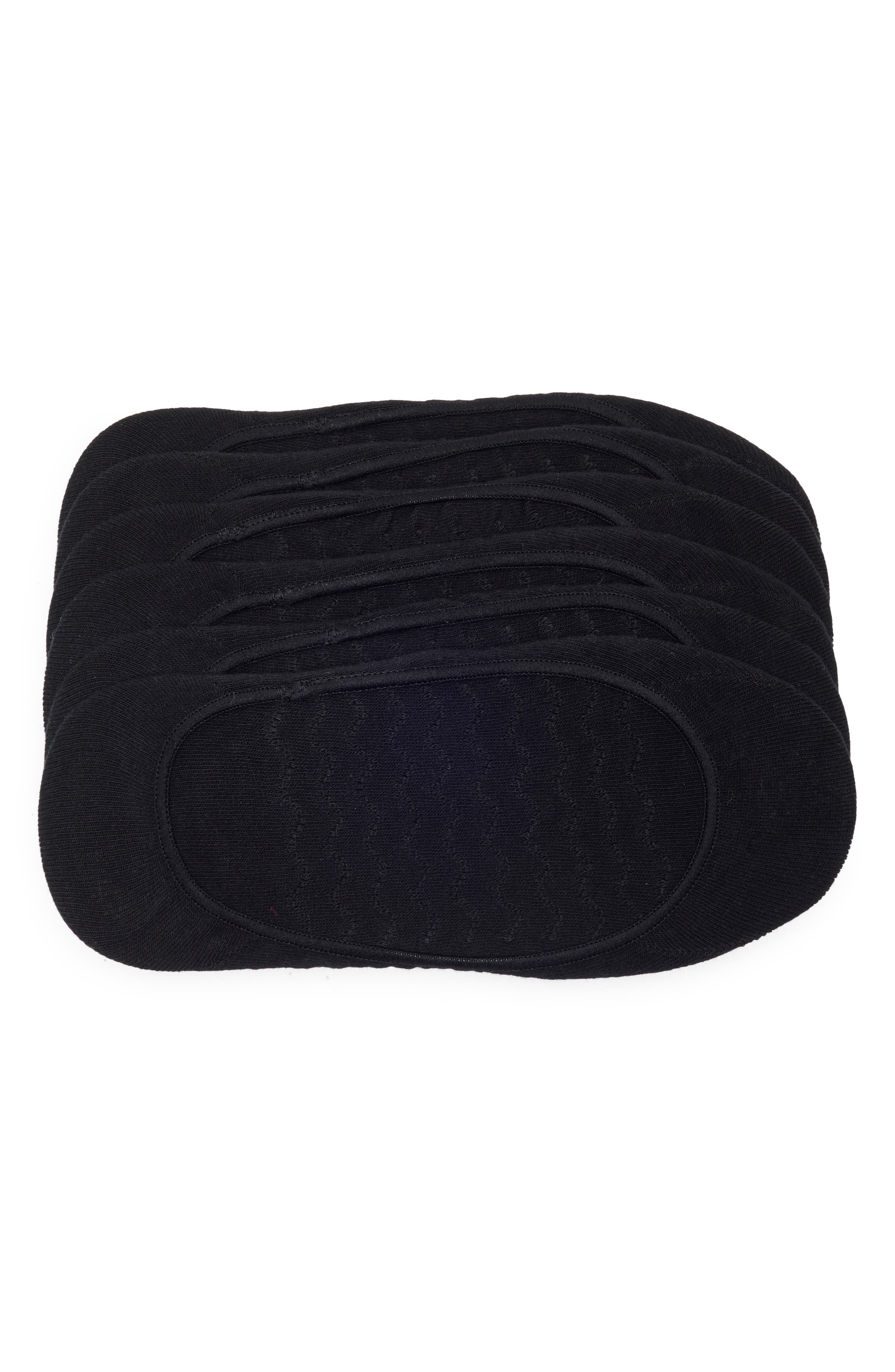 Hue Invisible Comfort 6-Pack Liner Socks