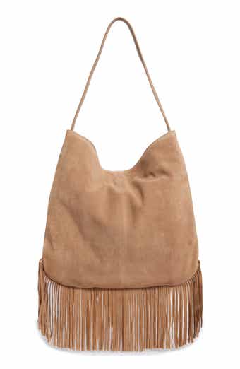 Ivy Fringe Suede Tote