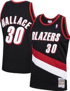 Mitchell & Ness Men's Mitchell & Ness Rasheed Wallace Black Portland Trail Blazers 1999/00 Hardwood Classics Swingman Jersey