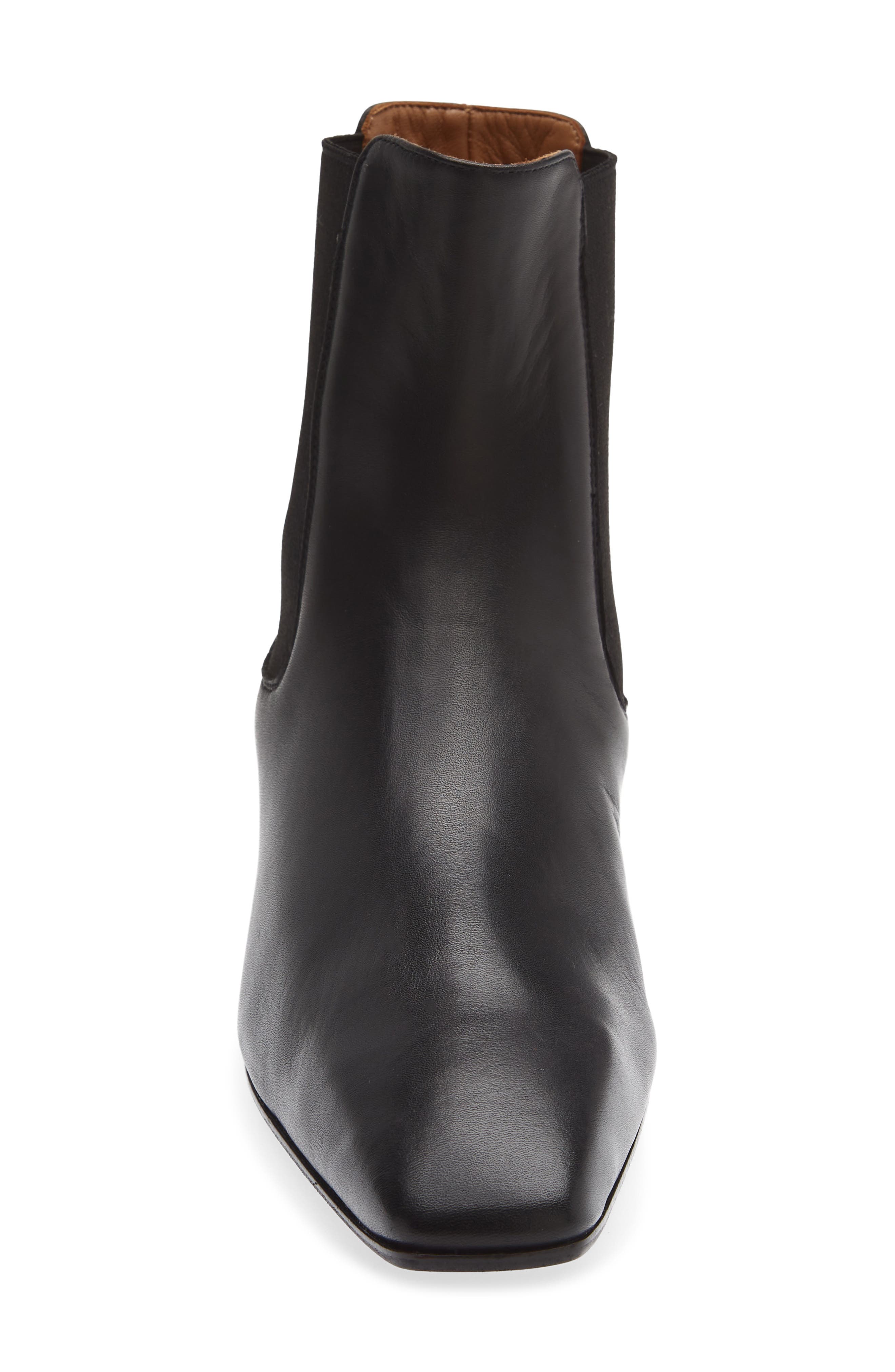 Nemoli Leather Chelsea Boot, Alternate, color, BLACK CALF
