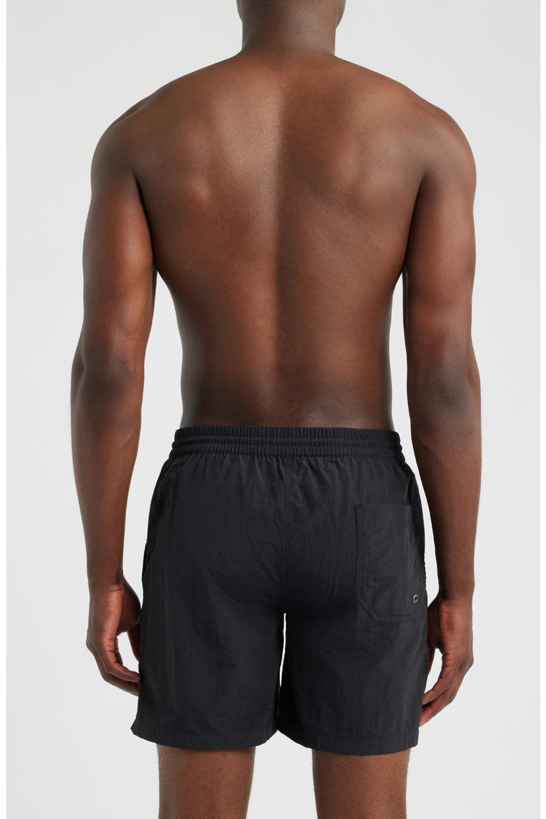 Mikro Swim Trunks, Alternate, color, JET BLACK