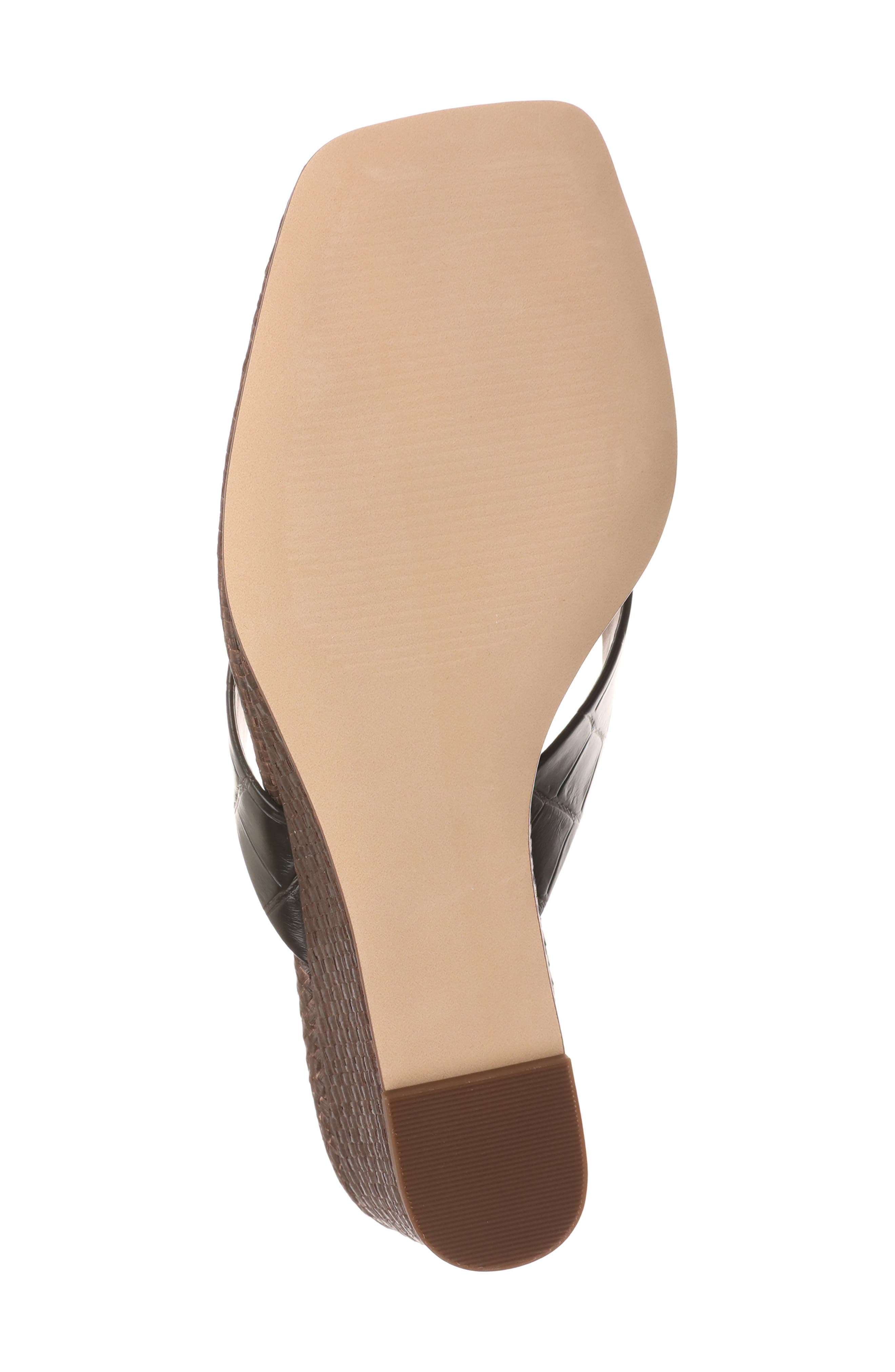 Shellie Wedge Sandal, Alternate, color, BROWN CAFFE
