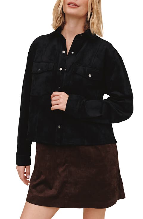 Faux Suede Shacket