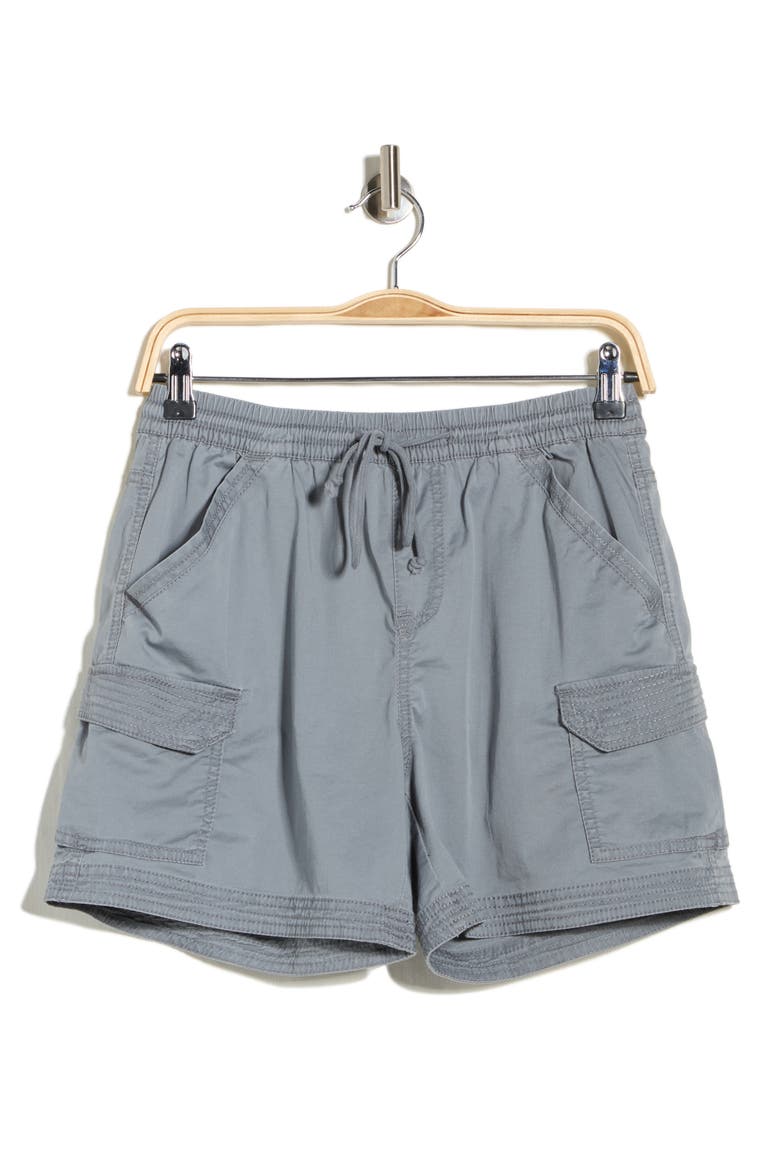 Corey Stretch Cotton Shorts, Alternate, color, BLUE STEEL