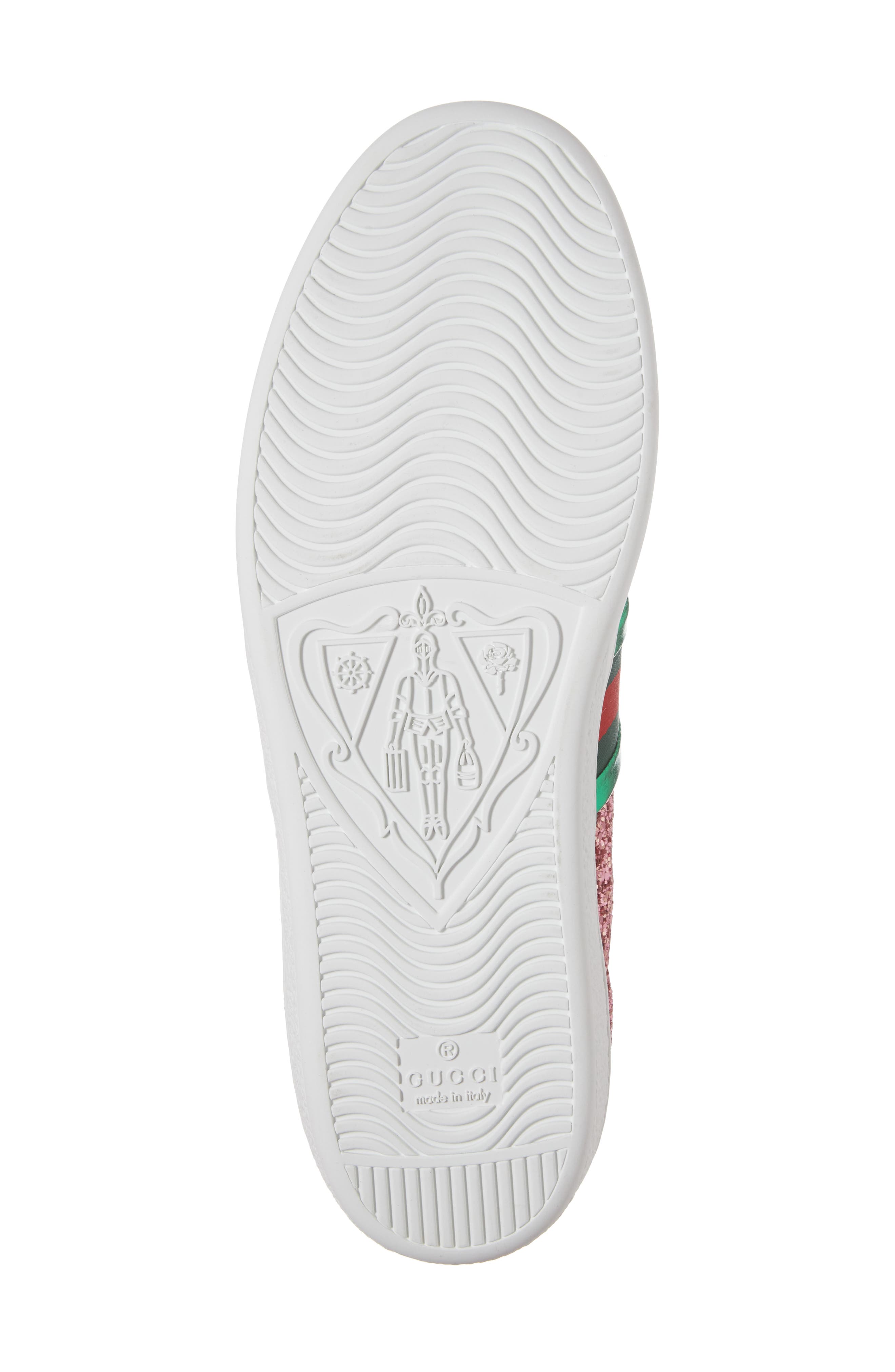 Gucci New Ace Glitter Sneaker, Alternate, color, 