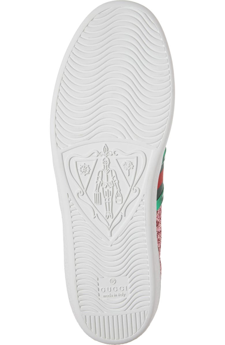Gucci New Ace Glitter Sneaker, Alternate, color,