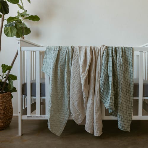 Parker Baby Co. Swaddle Set In Sage