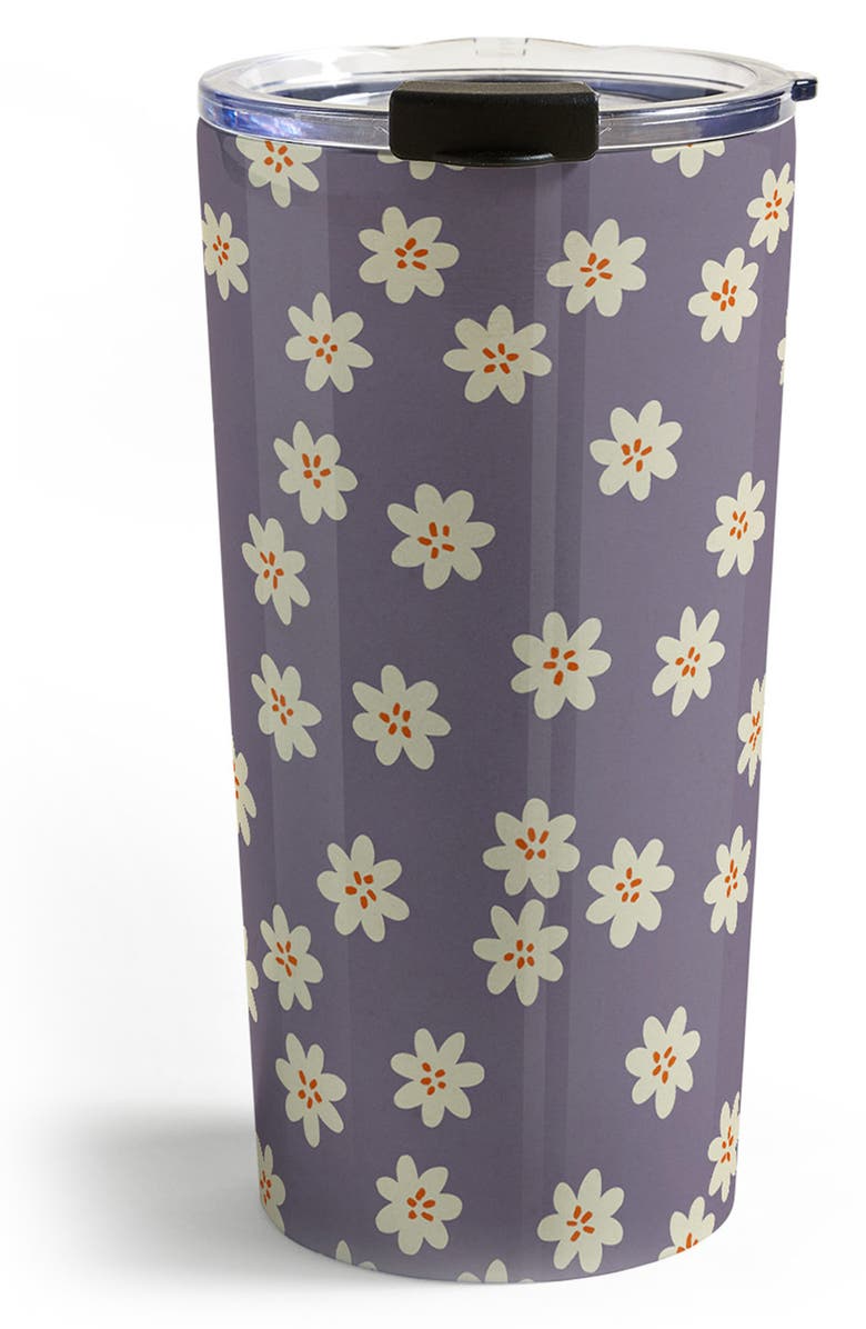 Deny Designs Alisa Galitsyna Lavender Tiny Flower Tumbler, Main, color, Multi