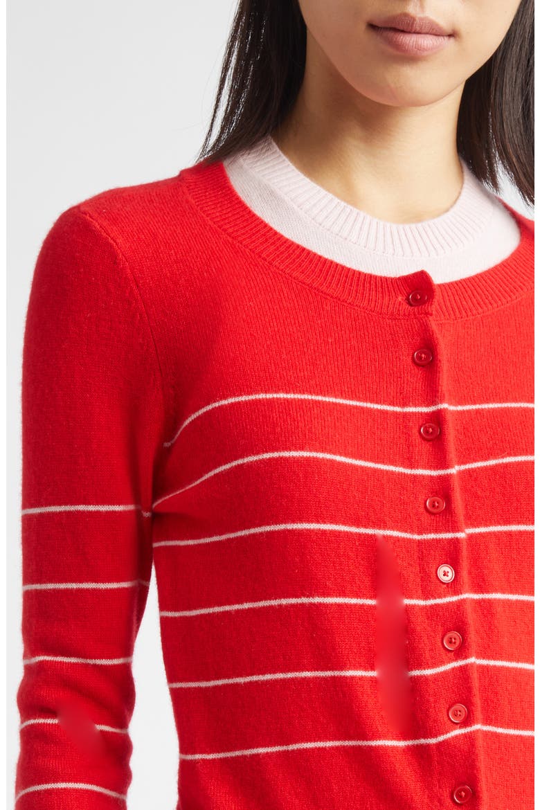 Vernon Wool & Cashmere Twinset, Alternate, color, ROUGE
