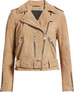 AllSaints Dalby Suede Moto Jacket