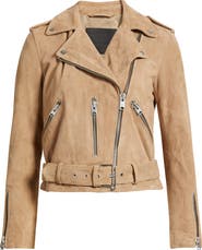 AllSaints Dalby Suede Moto Jacket