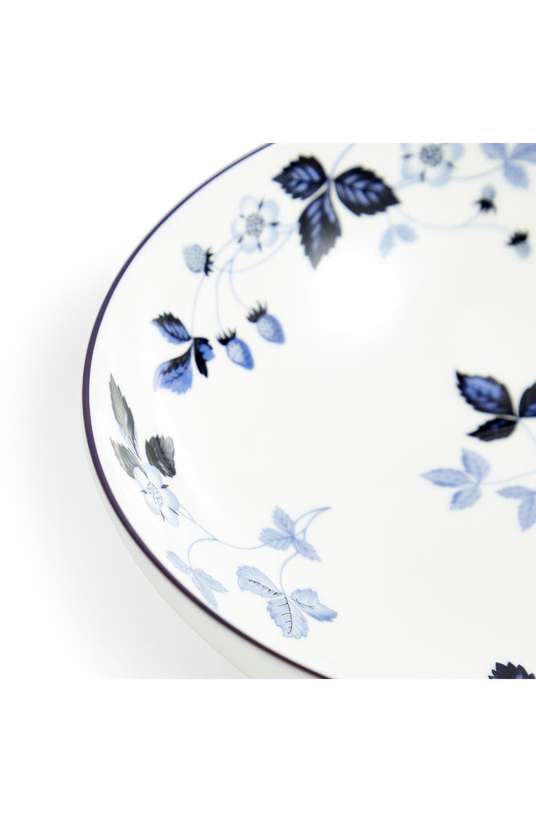 Wedgwood Wild Strawberry Inky Blue Bone China Cereal Bowl, Alternate, color, Blue