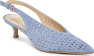 Dolce Vita Alenna Perf Slingback Pointed Toe Kitten Heel Pump