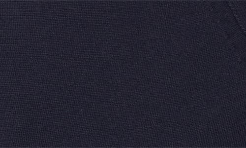 Thom Browne Jersey Stitch V-neck Cotton Cardigan In Navy